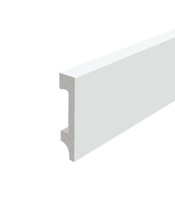 Zócalo Liso 8 cm Eps Pvc