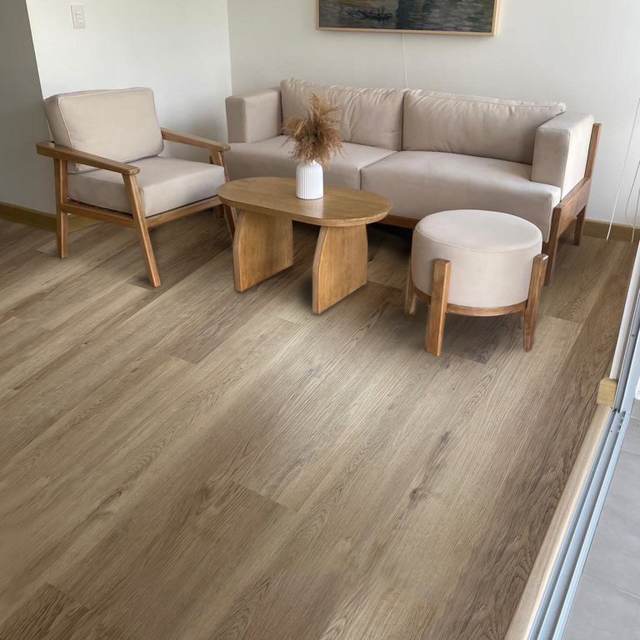 Piso plegables vinílicos Alto Tránsito Autoadhesivo 2mm LVT ROBLE AMERICANO - Image 2