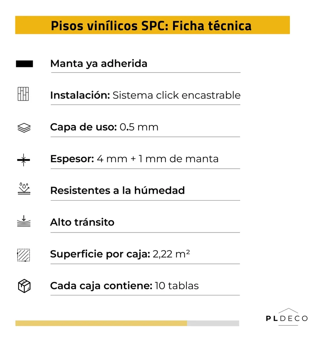 Piso Flotante Vinílico Click 5mm con manta incluida SPC Cerezo - Image 7
