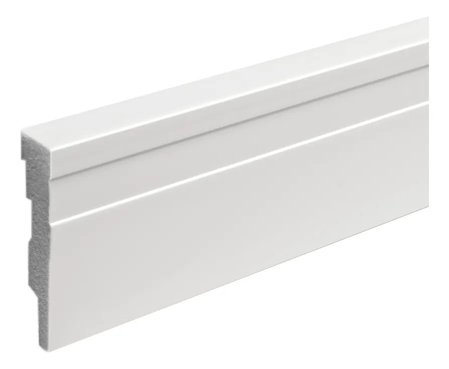 Zócalo Line Eps Pvc Blanco 7cm X 10mm X 2.4m Antihumedad Blanco - Image 7
