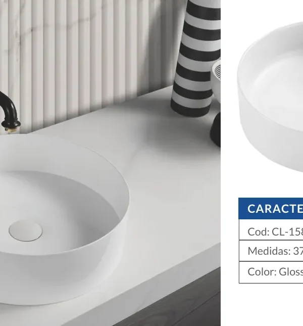 Bacha de baño redonda 375