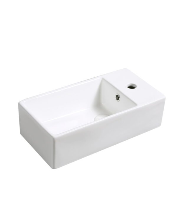 Bacha de baño rectangular lateral 480