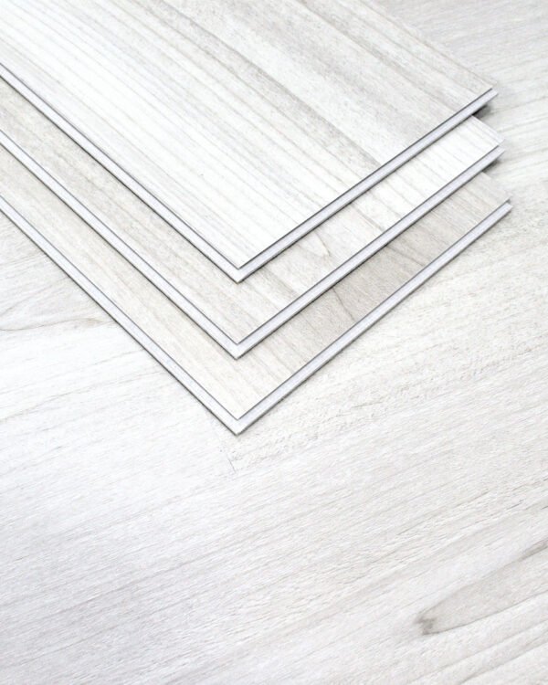 Piso SPC Flotante click 5mm con manta Ceniza