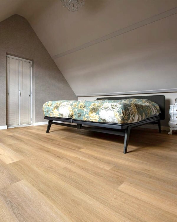 Piso SPC Flotante click 5mm con manta Cerezo