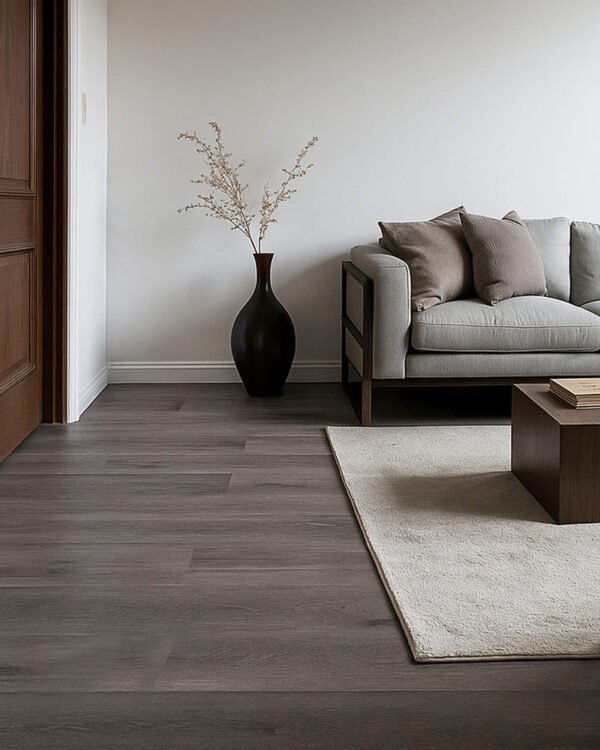 Piso SPC Flotante click 5mm con manta Olmo Gris