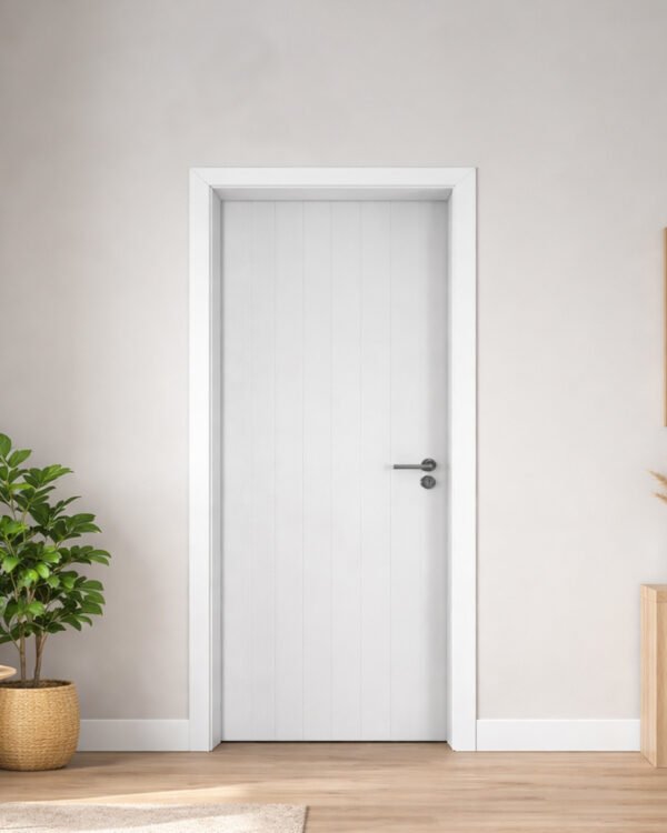 Puerta Interior Rayada Mdf pvc 2410*770*140