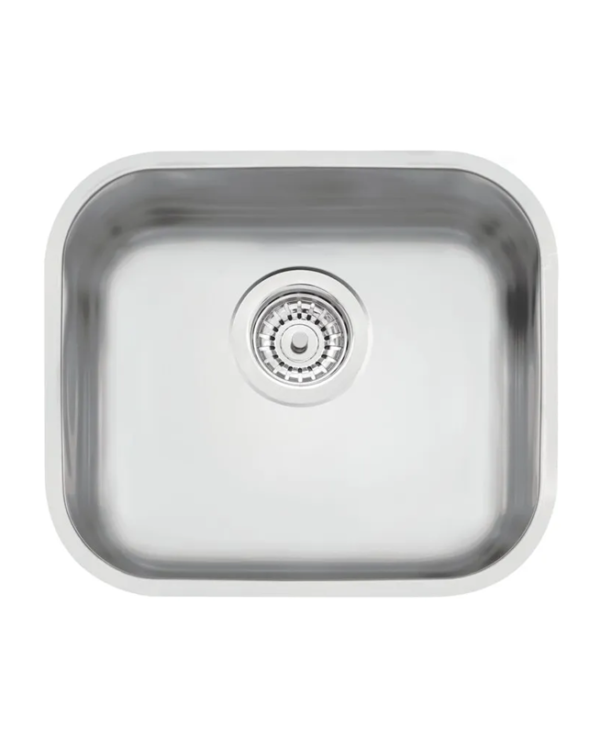 Bacha Cocina Tramontina 40 Pileta Bajo Mesada 40x34x17 Gris