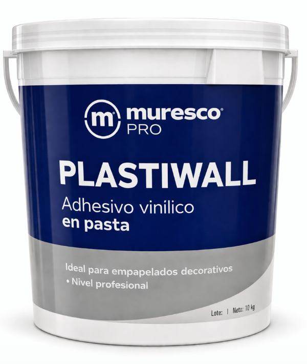 Adhesivo Cola Vinílico En Pasta Plastiwall 10 Kg Muresco