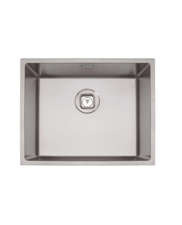 BACHA TRAMONTINA QUADRUM DE ACERO INOXIDABLE 40L  50 X 40 CM PLATEADO