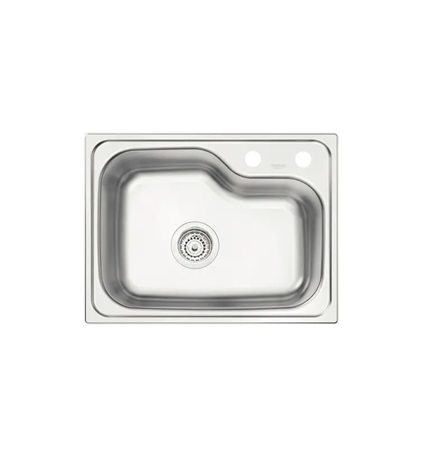 BACHA PILETA TINA TRAMONTINA DE ACERO INOXIDABLE SATINADO MORGANA GOURMET 48FX 55X42 ACERO INOX
