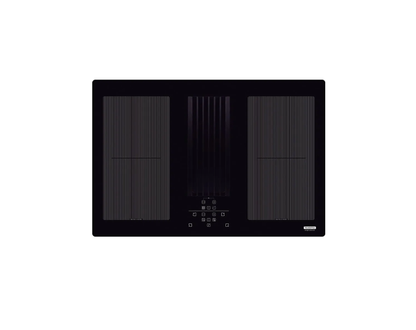 ANAFE ELÉCTRICO TRAMONTINA CON CAMPANA EXTRACTOR INTEGRADA NEGRO