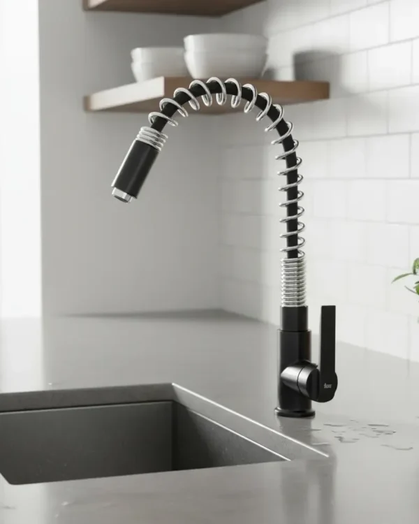 Grifo Teka In 934 Resorte Negro 19,2 X 38,6 Cm