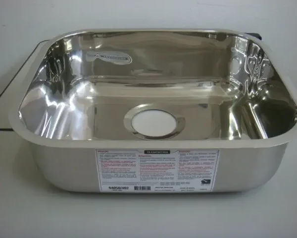 Pileta Bacha Cocina Tramontina Acero Inoxidable 40x34cm